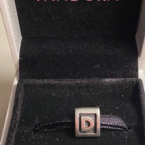 Letter “D” Pandora charm